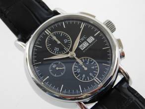 Thumbnail von IWC Portofino Chronograph Edelstahl Tag / Datum mit Papieren und Faltschließe