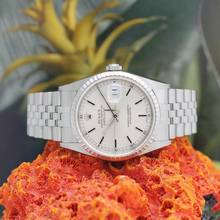 Thumbnail von Rolex Datejust 36 Stahl Ref :16220 Rolex Box von 2001 </h1>