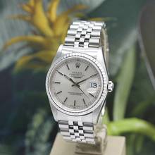Thumbnail von Rolex Datejust 36 Stahl Ref :16220 Rolex Box von 2001 </h1>