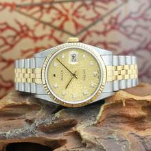 Thumbnail von Rolex Datejust 36 Stahl/Gold Ref :16233 Rolex Box & Papiere von 2001 </h1>