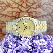 Thumbnail von Rolex Datejust 36 Stahl/Gold Ref :16233 Rolex Box & Papiere von 2001 </h1>