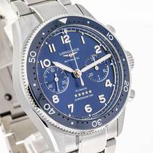 Thumbnail von Longines Spirit 42 Flyback Chronograph Blue Automatic – L38214936 – NEW & Unworn – 07/2025 Full Set