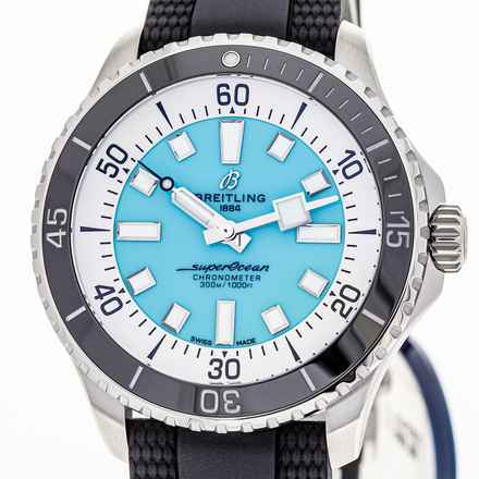  Breitling Superocean 44 Automatic 44 Blue – A17376211L2S1 – NEW & UNWORN – 07/2025 Full Set 