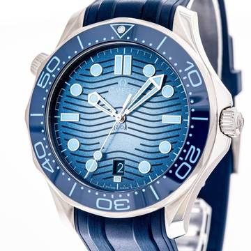  Omega Seamaster Diver 300 M 42 Summer Blue – 210.32.42.20.03.002 – NEW & UNWORN – 07/2025 Full 