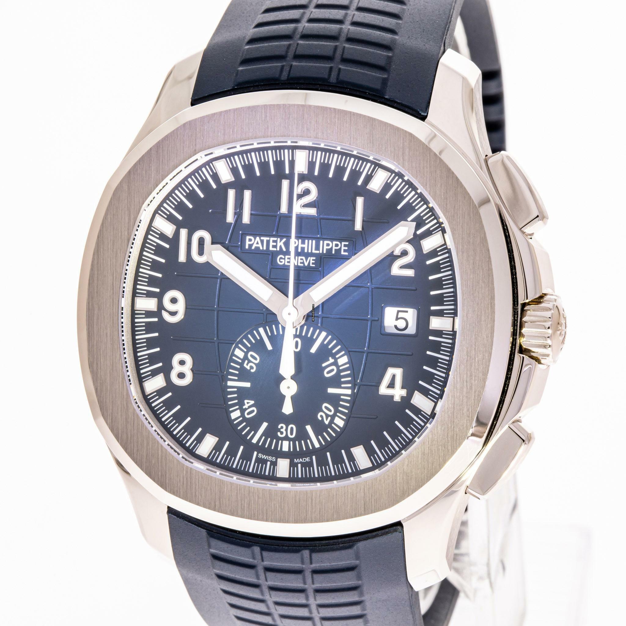 Patek Philippe Aquanaut 42 Chronograph White Gold – 5968G-001 – NEW & Unworn – 06/2025 Full Set