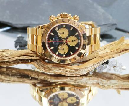  Rolex Daytona 18Karat Paul Newman 116528 Full Set LC100 