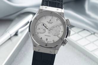 Thumbnail von Hublot Classic Fusion Chronograph Titan Automatik Herrenuhr 521.NX.2610.LR