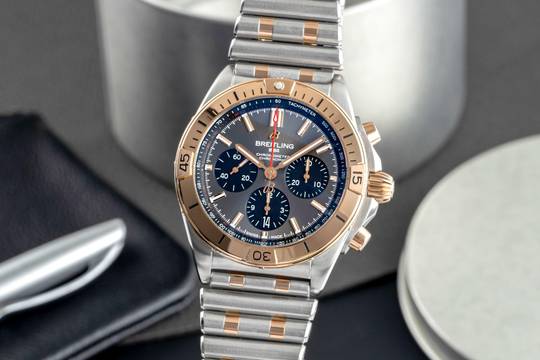  Breitling Chronomat 42 B01 Stahl / Gold Automatik Ref. UB0134101B1U1  