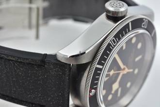 Thumbnail von Tudor Black Bay Heritage Black Bay LC100 Lederband Leather 79230N </h1>