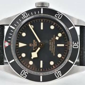  Tudor Black Bay Heritage Black Bay LC100 Lederband Leather 79230N </h1> 