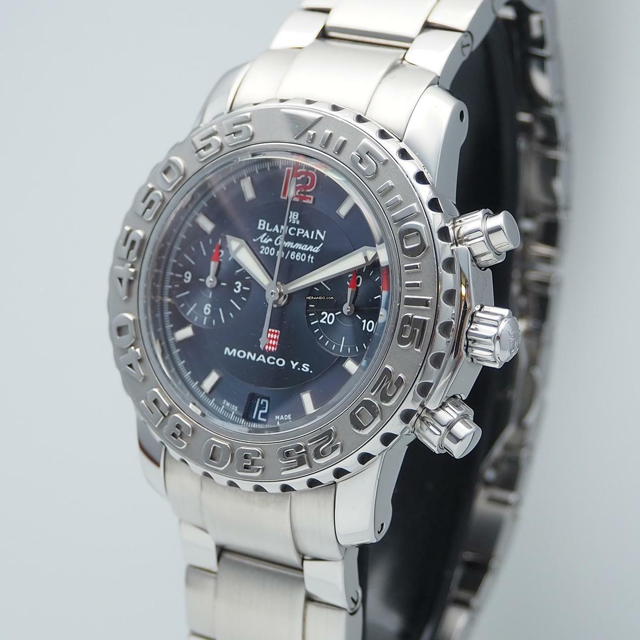 Blancpain Air Command Monaco Yacht Show Limited 50 2485A-1130 Box+Papiere