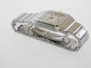 Thumbnail von Cartier Santos Galbée großes Modell 29 mm im Full Set Datum auf 6 Uhr Full Set aus 2000