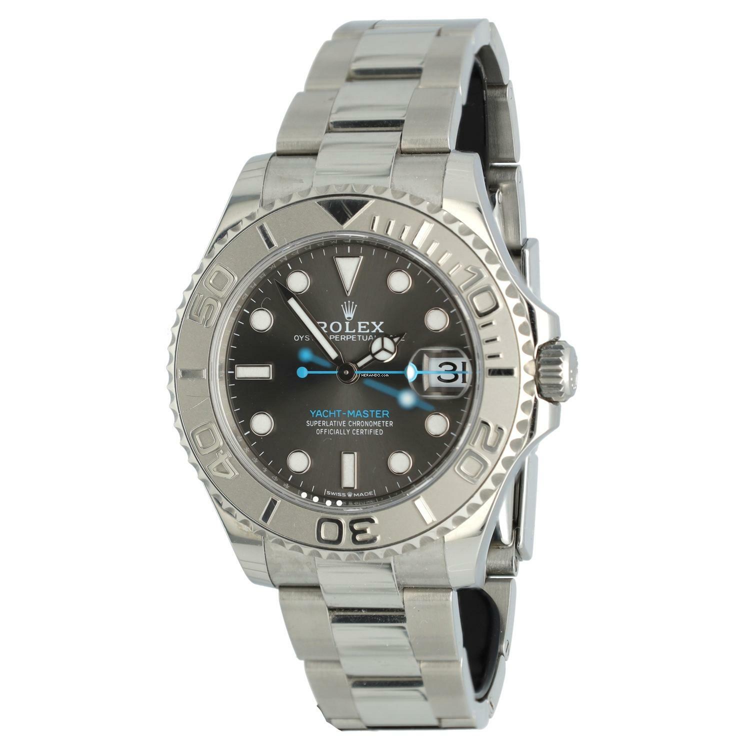 Rolex Yacht-Master 37 Ref.268622 Grey Rhodium/Platinum 2023