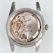 Thumbnail von Rolex GMT-Master 6542 OCC brown gilt glossy dial bakelite bezel 1958