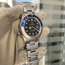 Thumbnail von Rolex GMT-Master II I 16700 to Tritium dial Pepsi bezel Full Set 1991’s </h1>