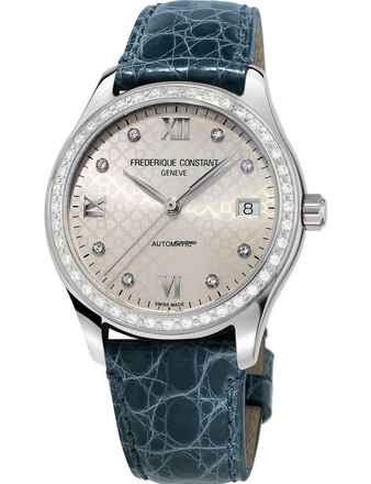  Frederique Constant Classics FC-303LGD3BD6 Damenuhr Classic Diamant Automatik 36mm 5ATM 