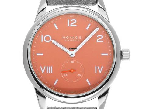  NOMOS Club Campus Glashütte Club Campus 38 Cream Coral Ref.725 2025 Full Set Neu 