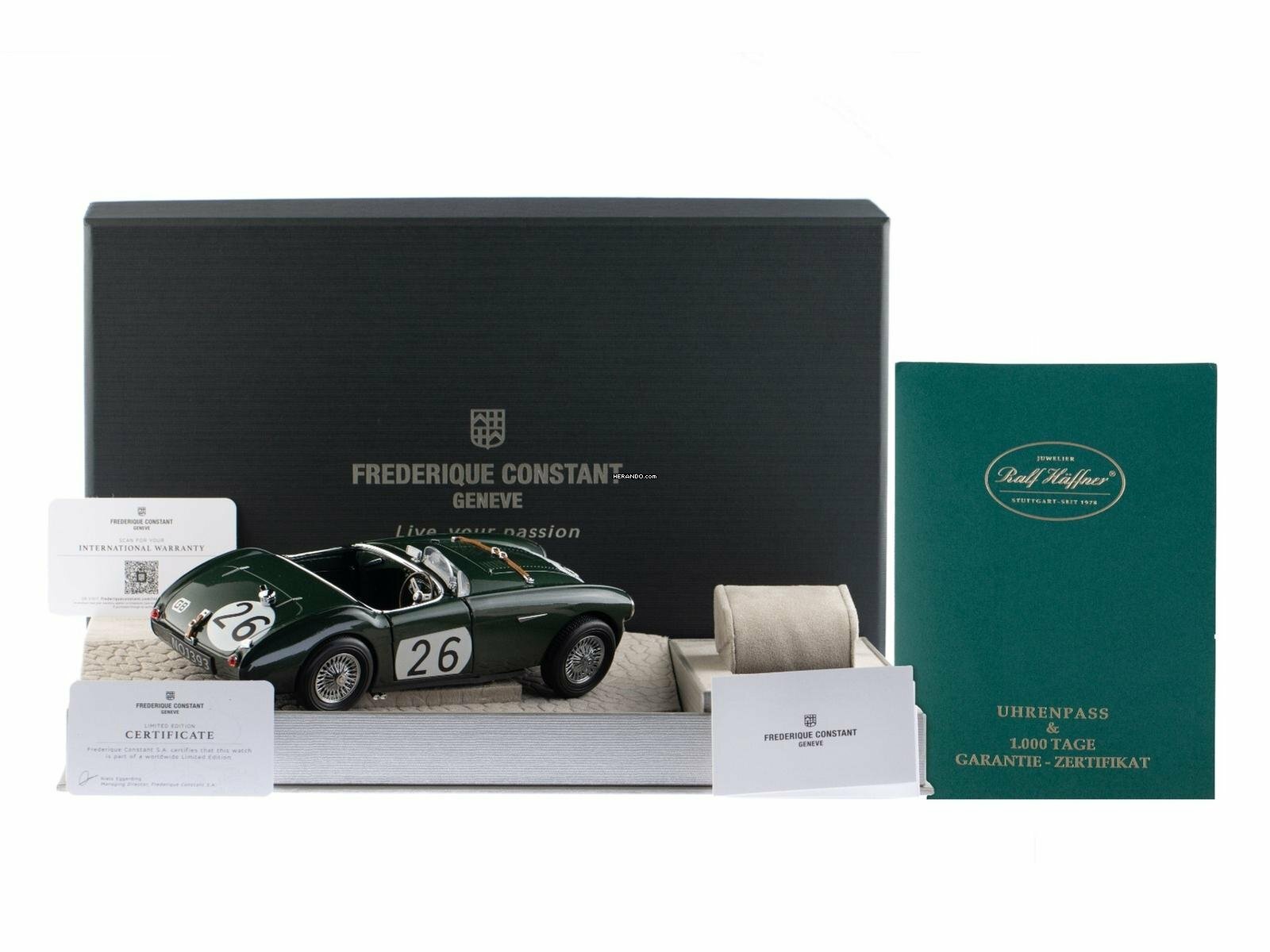 Frederique Constant Vintage Rally Healey Ref.FC-303HLBN3B6 Full Set Neu