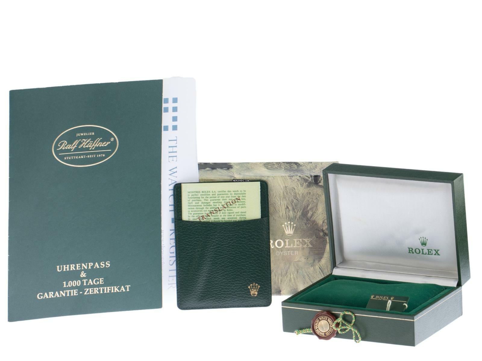 Rolex Oyster Perpetual Date Ref.1500 1969 original Box sehr gut Vintage </h1>