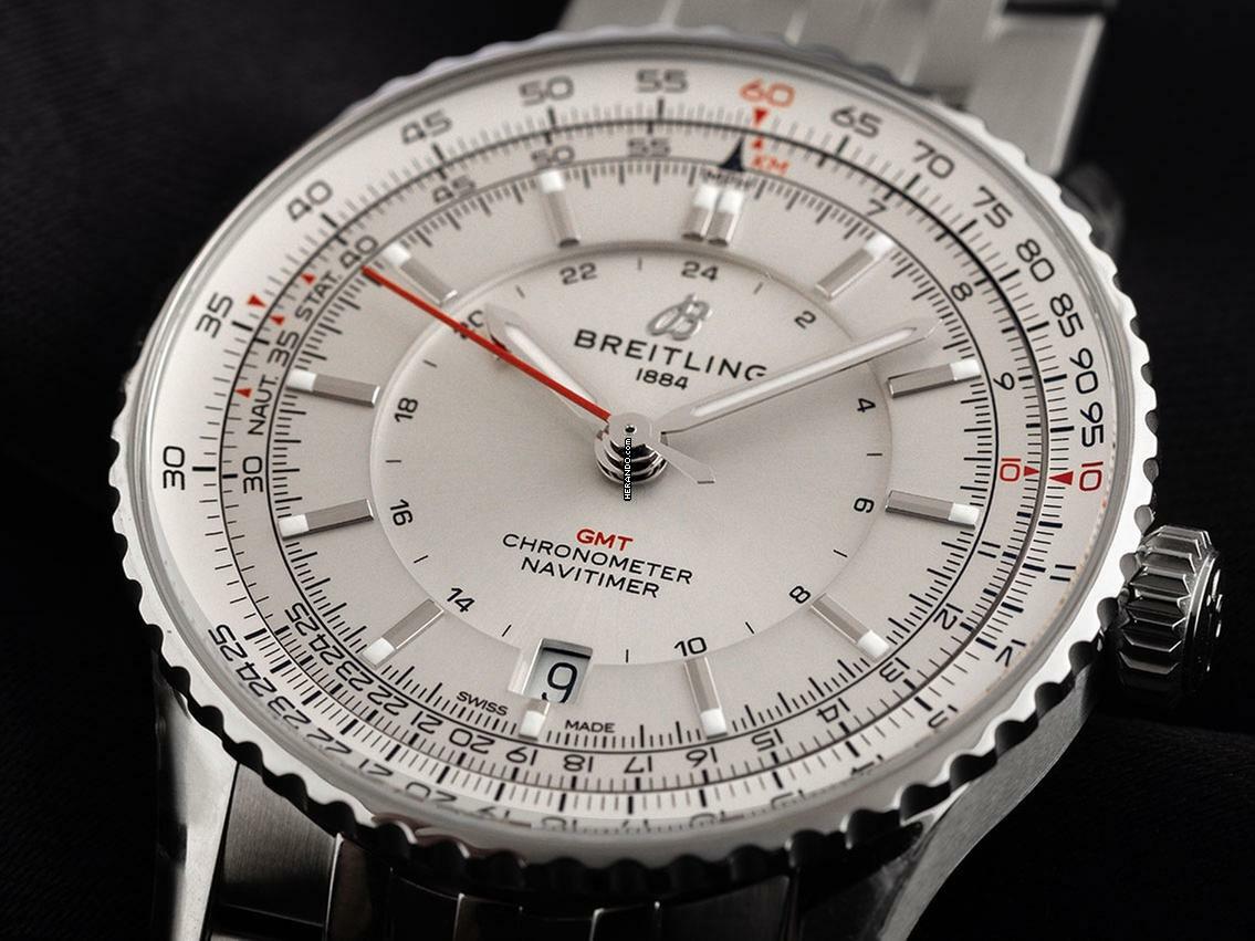 Breitling Navitimer GMT Automatic GMT Ref.A32310211G1A1 2025 Full Set Ungetragen