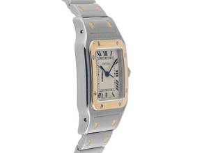 Thumbnail von Cartier Santos Galbée GM Ref.187901 1994 Full Set sehr gut Vintage