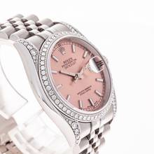 Thumbnail von Rolex Datejust 36 ICED OUT Pink – 1,66 Carat Diamonds aft. Mrkt. – 116200 – like NEW – 2016 Full