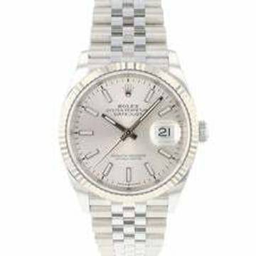  Rolex Datejust 36 Fluted Jubilee Silver Dial </h1> 
