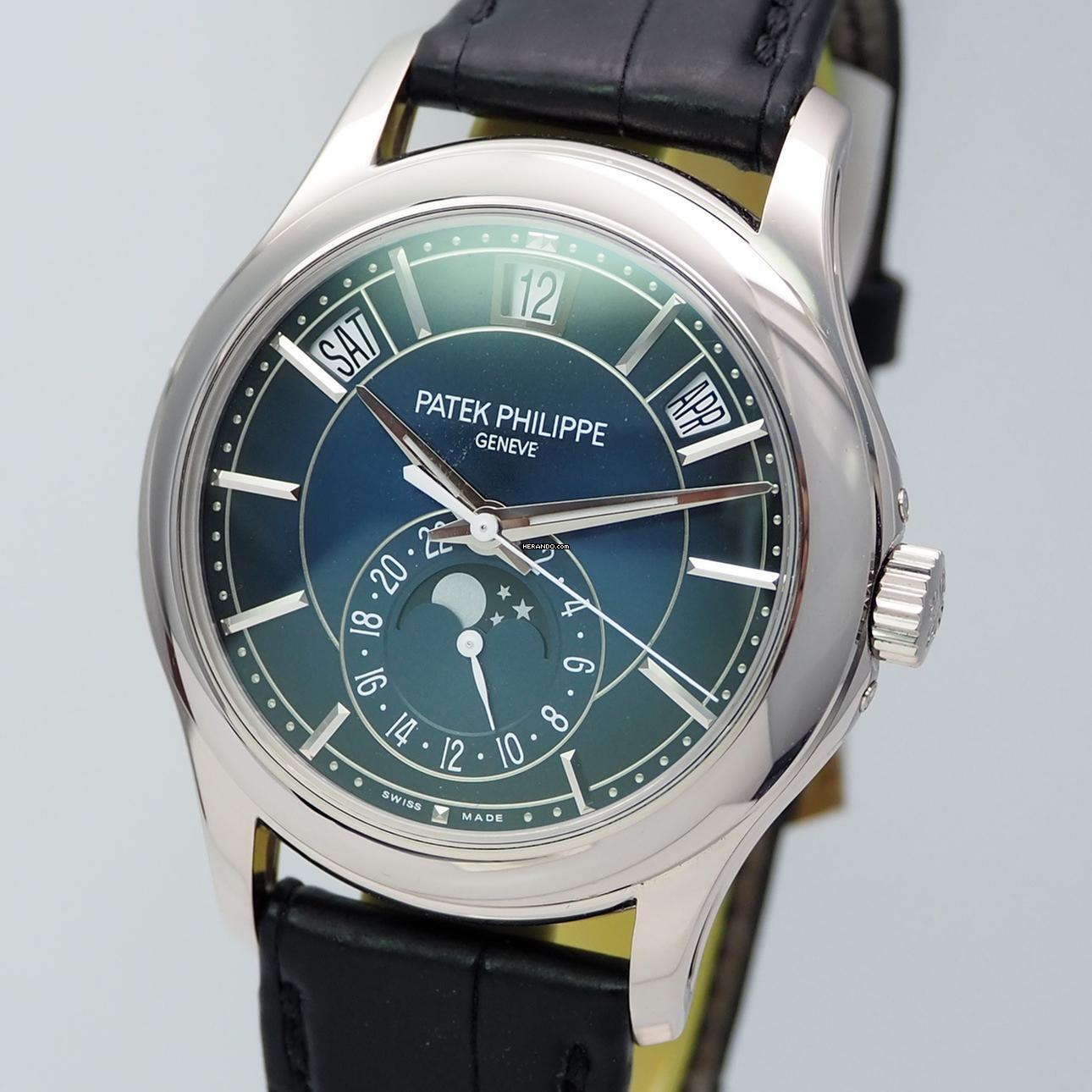 Patek Philippe Annual Calendar 5205G-013 WG18k/750 Box+Papiere