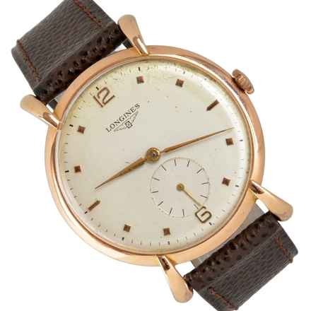  Longines Classic Jumbo 5675 Spider Lugs ivory dial rose gold 18KT 1949 </h1> 