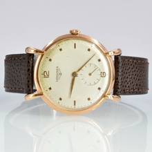 Thumbnail von Longines Classic Jumbo 5675 Spider Lugs ivory dial rose gold 18KT 1949 </h1>