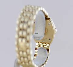 Thumbnail von Chopard Gstaad Lady Factory Diamond 1,19 CT Luxus Uhr 18K Gold B+P rar </h1>