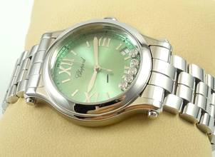 Thumbnail von Chopard Happy Sport Green Full Set / New Watch