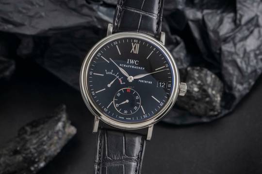  IWC Portofino Handaufzug Schaffhausen Portofino Handaufzug Stahl Herrenuhr Ref. IW510102 Papiere  