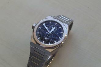 Thumbnail von Zenith Defy Skyline Skeleton blue NEW FULL SET