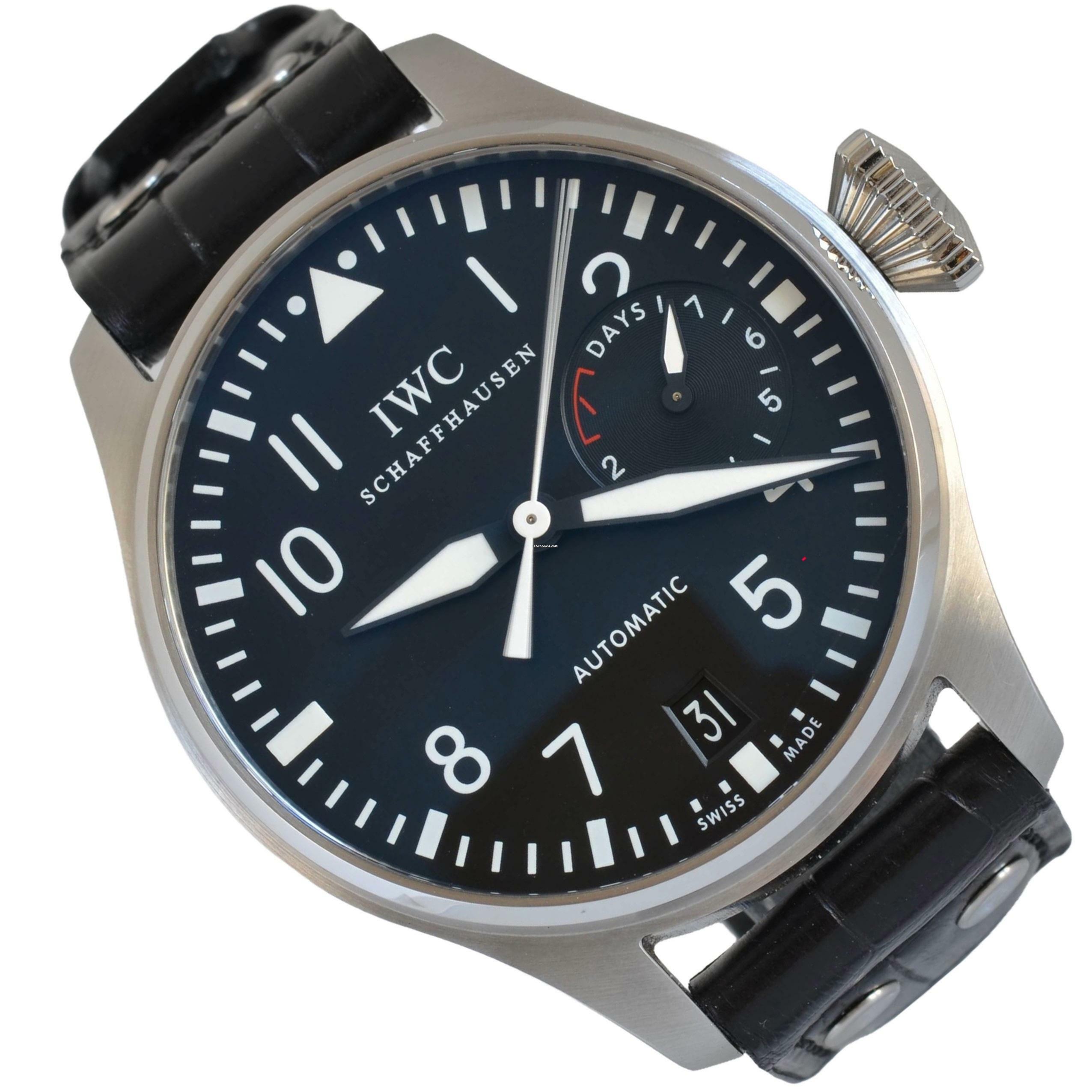 IWC Große Fliegeruhr Big Pilot 46MM 7 Days date black dial Full Set Like NEW 2011’s </h1>