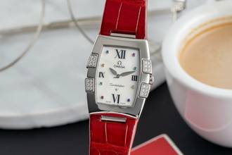 Thumbnail von Omega Constellation Ladies Stahl MOP Diamonds Quarz Damenuhr Ref. 1886.79.40