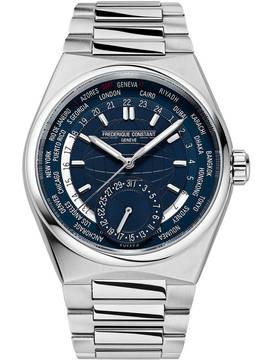  Frederique Constant Manufacture Worldtimer FC-718N4NH6B Highlife Worldtimer Automatik Herrenuhr 