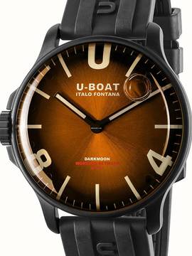  U-Boat 8699 Darkmoon Brown IPB Soleil Herrenuhr 44mm 5ATM 