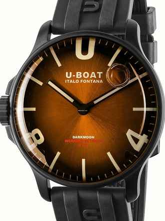  U-Boat 8699 Darkmoon Brown IPB Soleil Herrenuhr 44mm 5ATM 