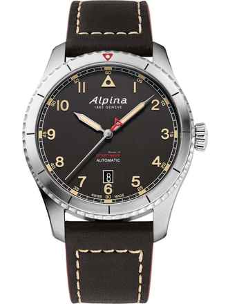  Alpina Startimer Pilot Automatic AL-525BBG4S26 Startimer Pilot Automatik Herrenuhr 41mm 10ATM  