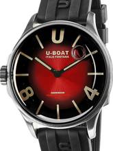 Thumbnail von U-Boat 9500 Darkmoon Red SS Soleil Herrenuhr 40mm 5ATM