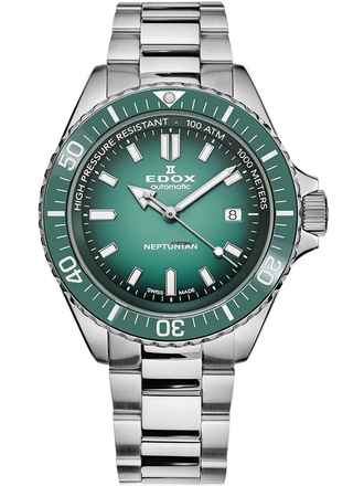 Edox 80120-3VM-VDN1 Skydiver Neptunian Automatik Herrenuhr 44mm 100ATM  