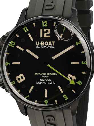  U-Boat 8840/B Capsoil Doppiotempo DLC GMT Herrenuhr 45mm 10ATM 