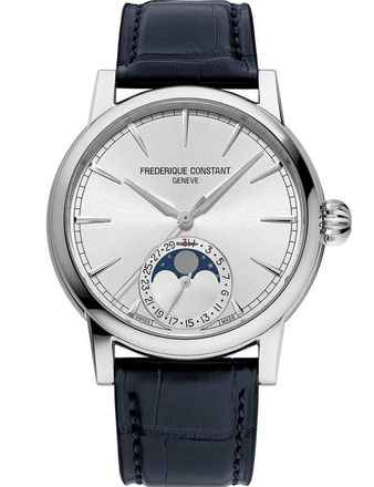 Frederique Constant FC-716S3H6 Herrenuhr Klassik Manufaktur Mondphase Datum 40mm 5ATM 