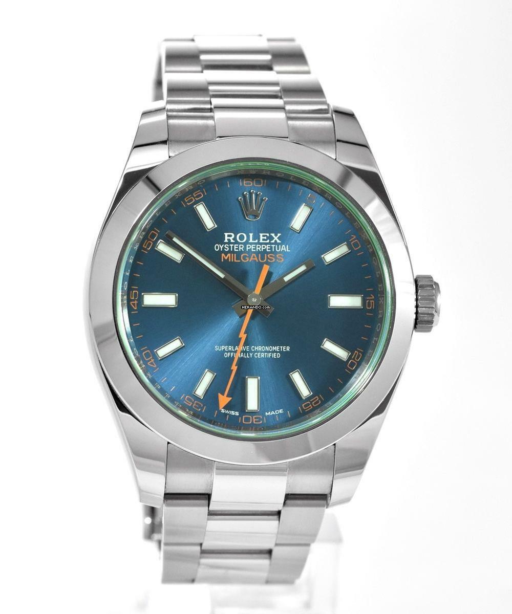 Rolex Milgauss Oyster Perpetual Milgauss Z-Blue Ref. 116400GV </h1>
