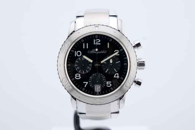  Breguet Type XX - XXI - XXII Pilot Type XX Transatlantique - Flyback Chronograph - Black Dial - With Box - 24 Months Warranty 3820 