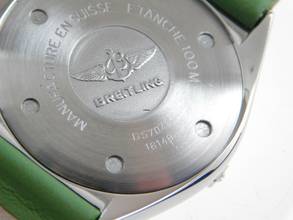 Thumbnail von Breitling Callisto 34 mm Stahl Gold Herrenuhr im Top Zustand mit neuem Lederband