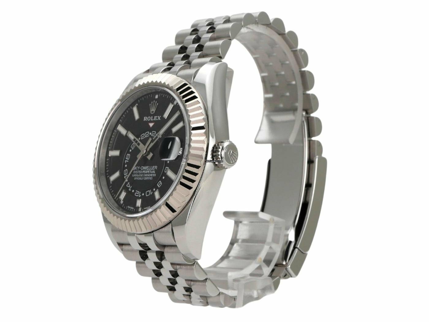 Rolex Sky-Dweller 326934 Schwarz Jubile-Band