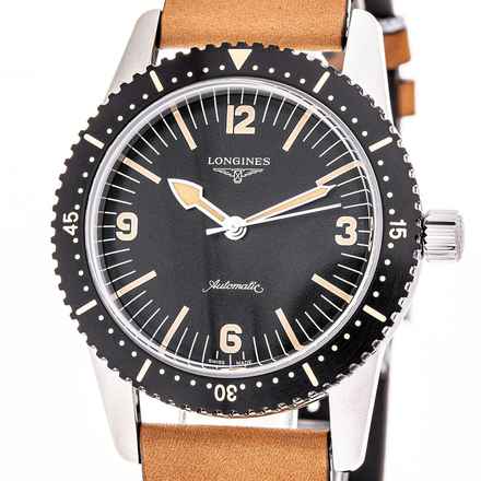  Longines Heritage Skin Diver Heritage – 42Mm Black – L2.822.4.56.2 – NEW & Unworn – 07/2025 Full Set 