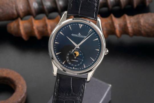  Jaeger-LeCoultre Master Ultra Thin Moon Automatik Stahl Herrenuhr Ref. Q1368470 